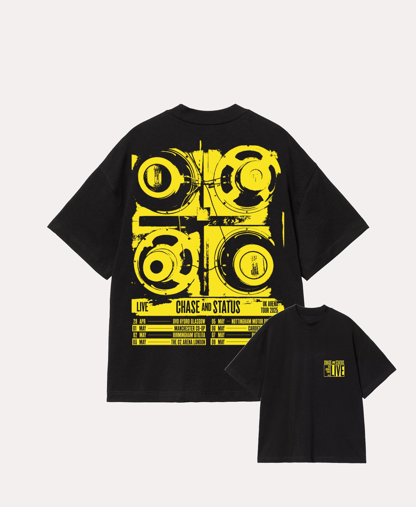 CHASE & STATUS 2025 Tour T-Shirt