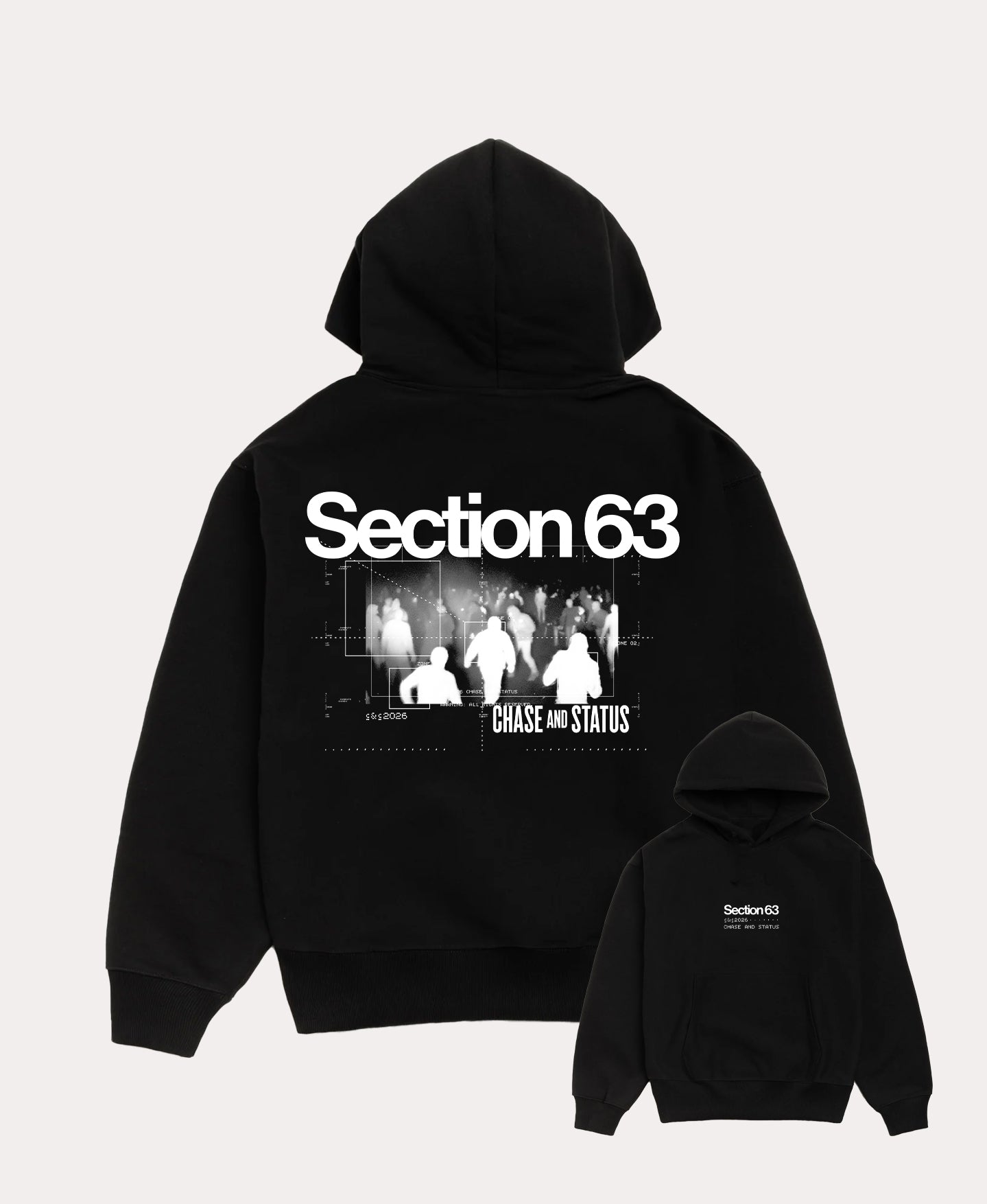 Section 63 Black Hoodie