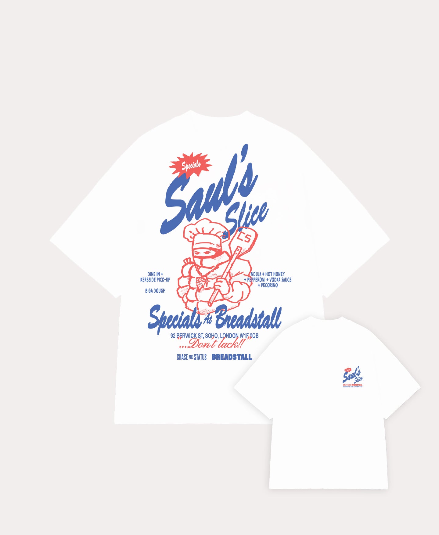 Saul's Slice x Breadstall White T-Shirt