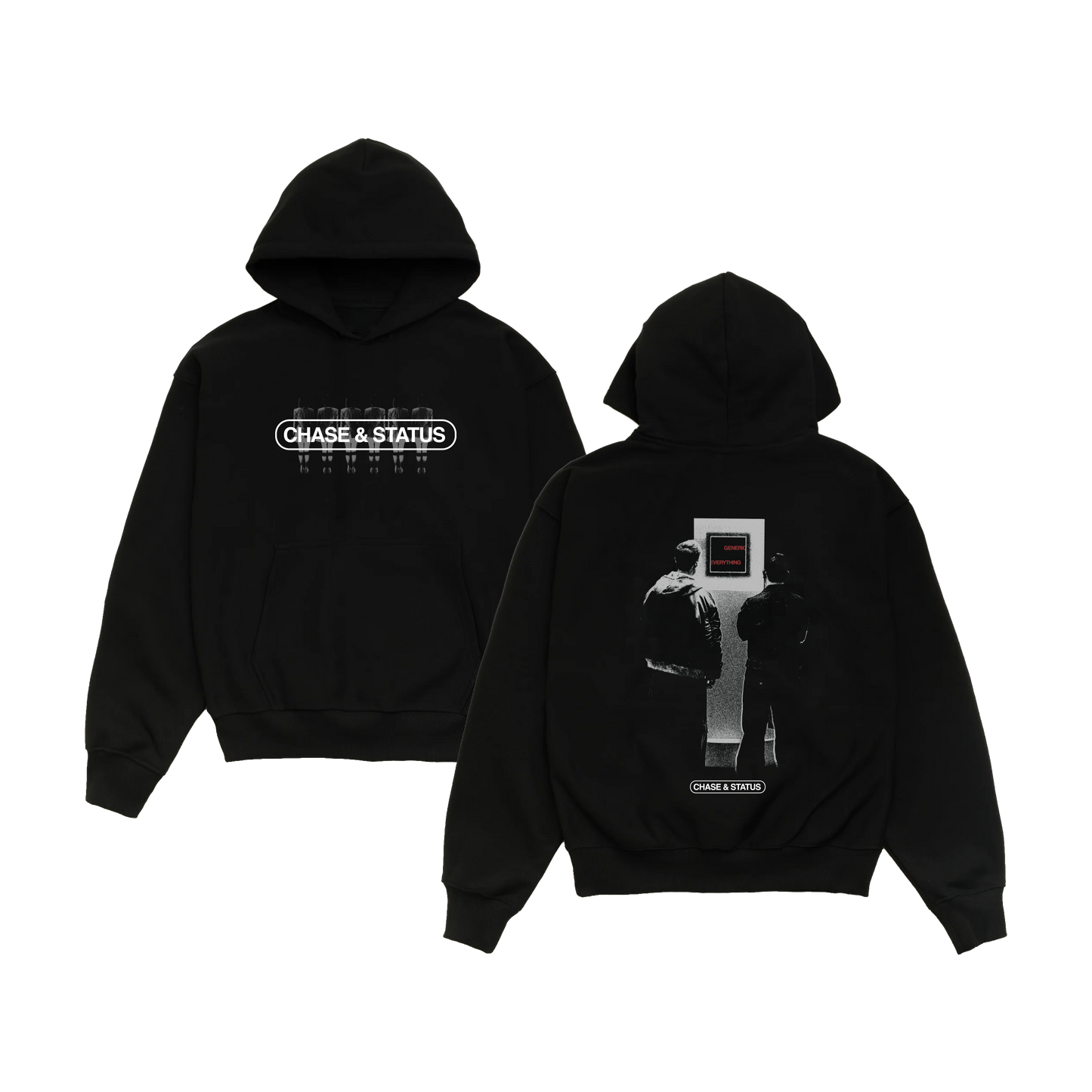Generic Everything Black Hoodie