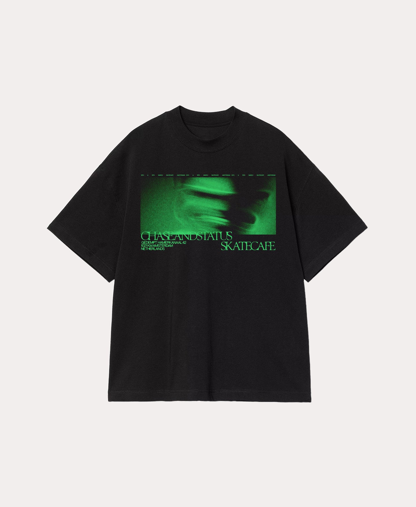 Skatecafe Amsterdam Black T-Shirt