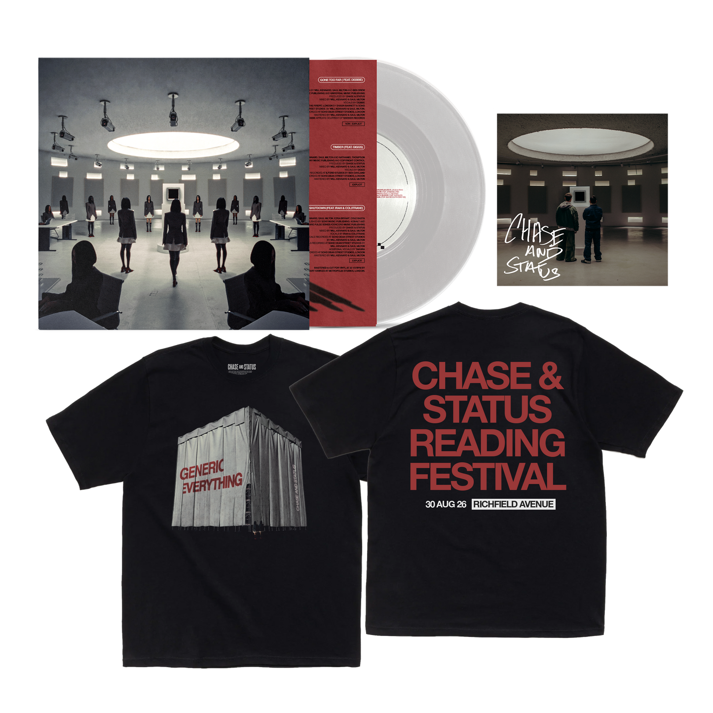 12" Vinyl + Reading T-Shirt + Signed Artcard Bundle